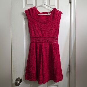 H&M Short Red Lace Dress